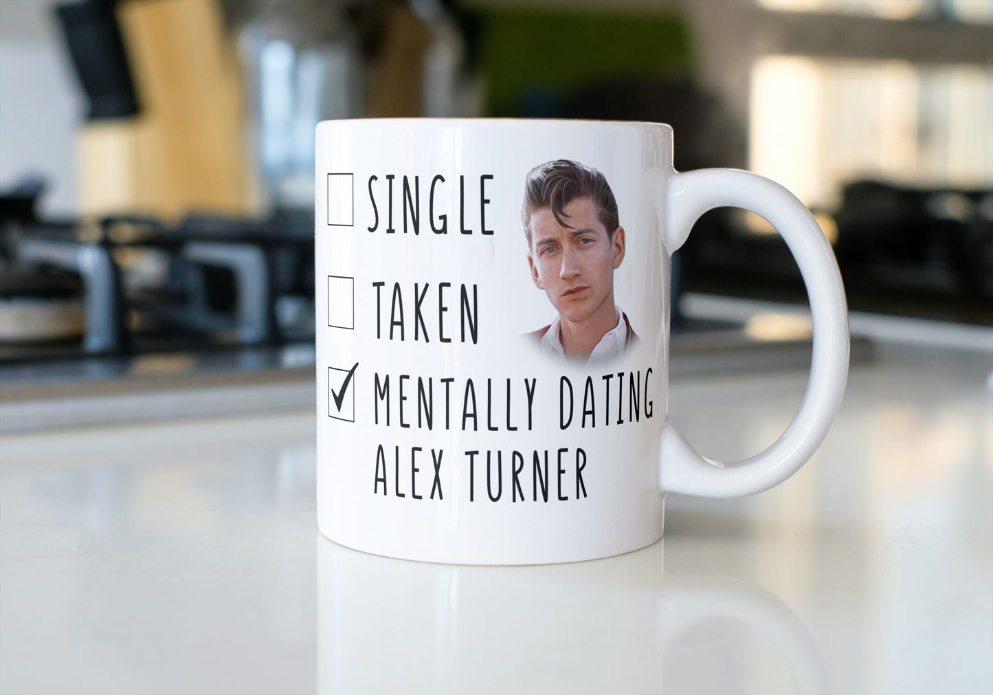 Mentally Dating Alex Turner - Funny Arctic Monkeys Mug Mothers Day Gift Mug