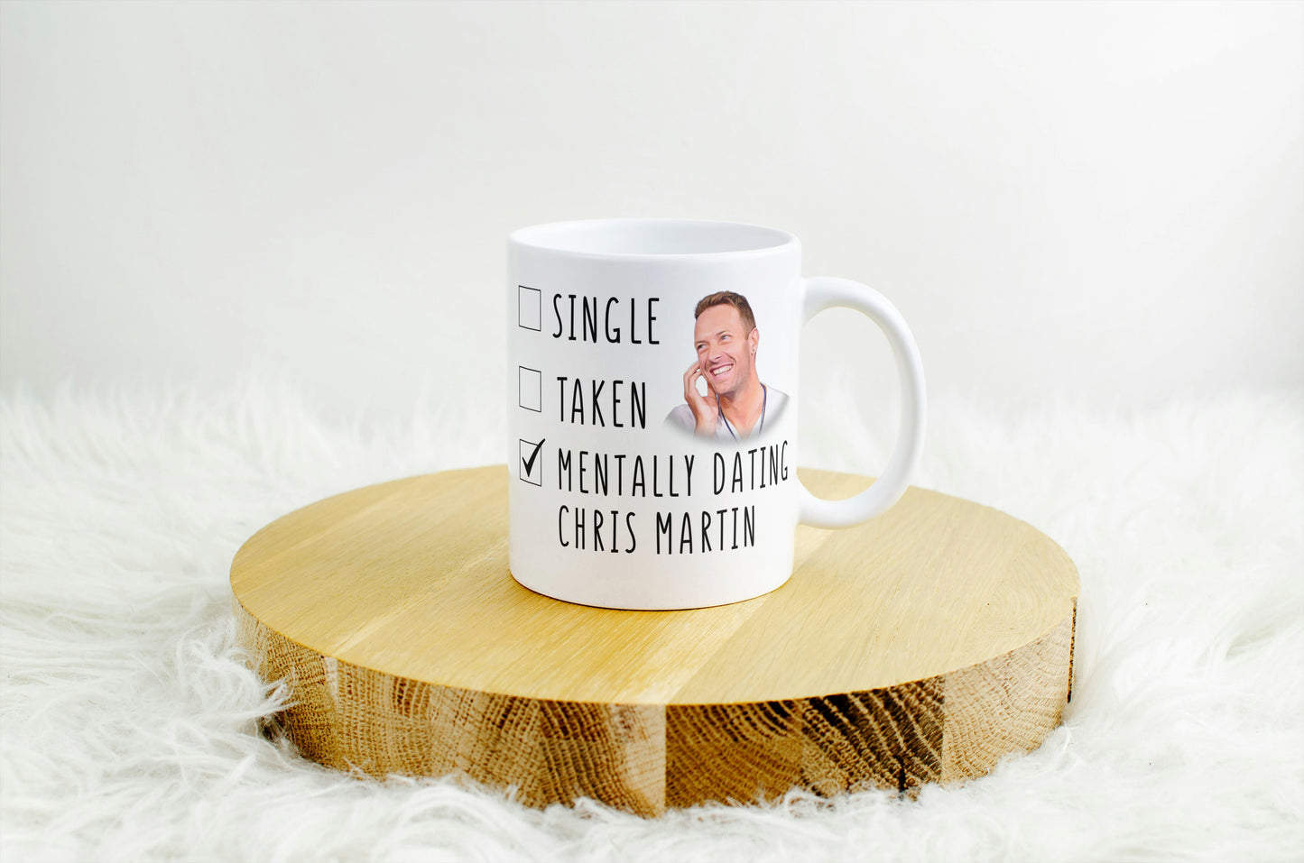 Mentally Dating Chris Martin Mug - Funny Chris Martin Gift Mothers Day Gift Mug