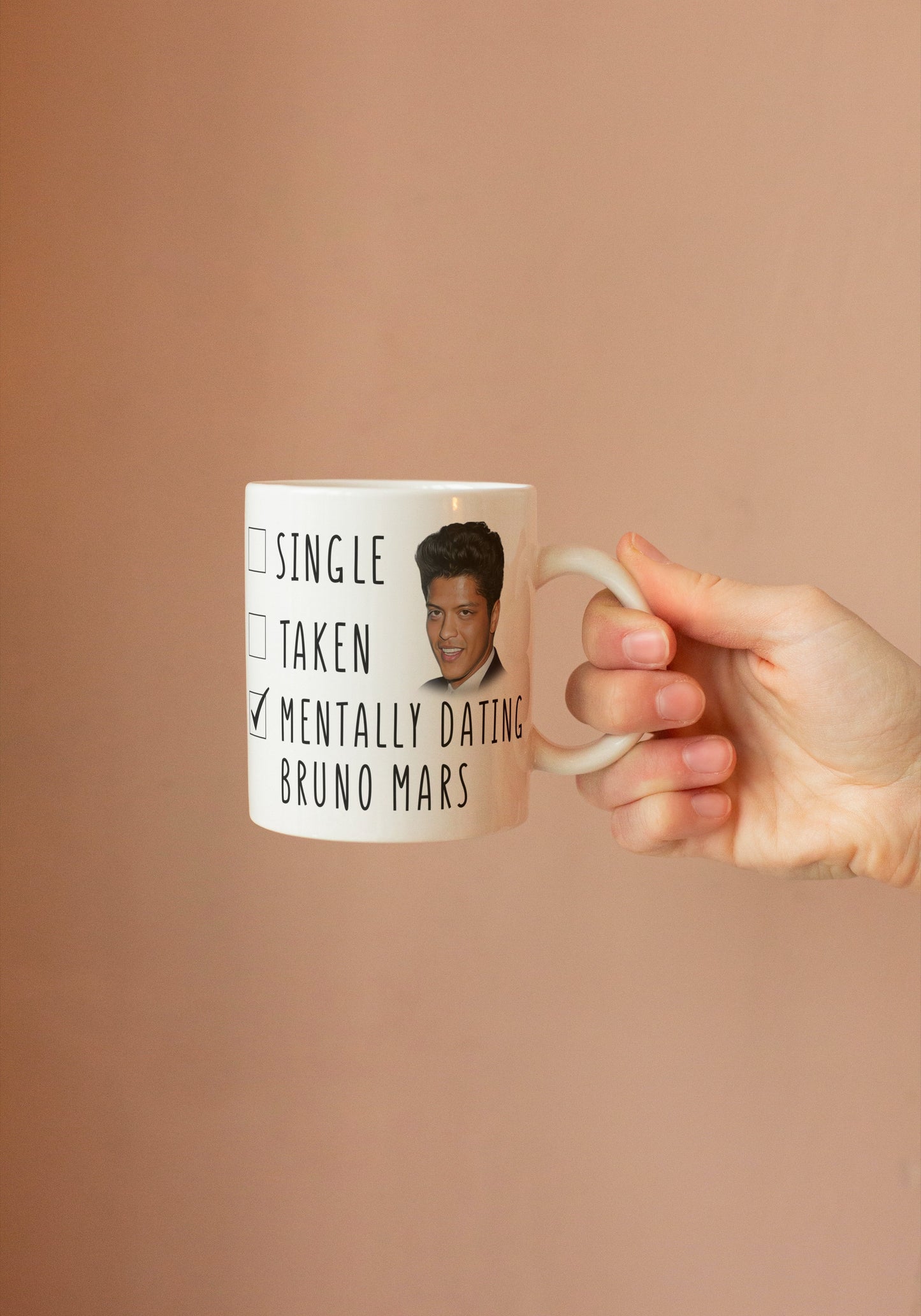 Mentally Dating Bruno Mars Coffee Mug - Mothers Day Gift Mug