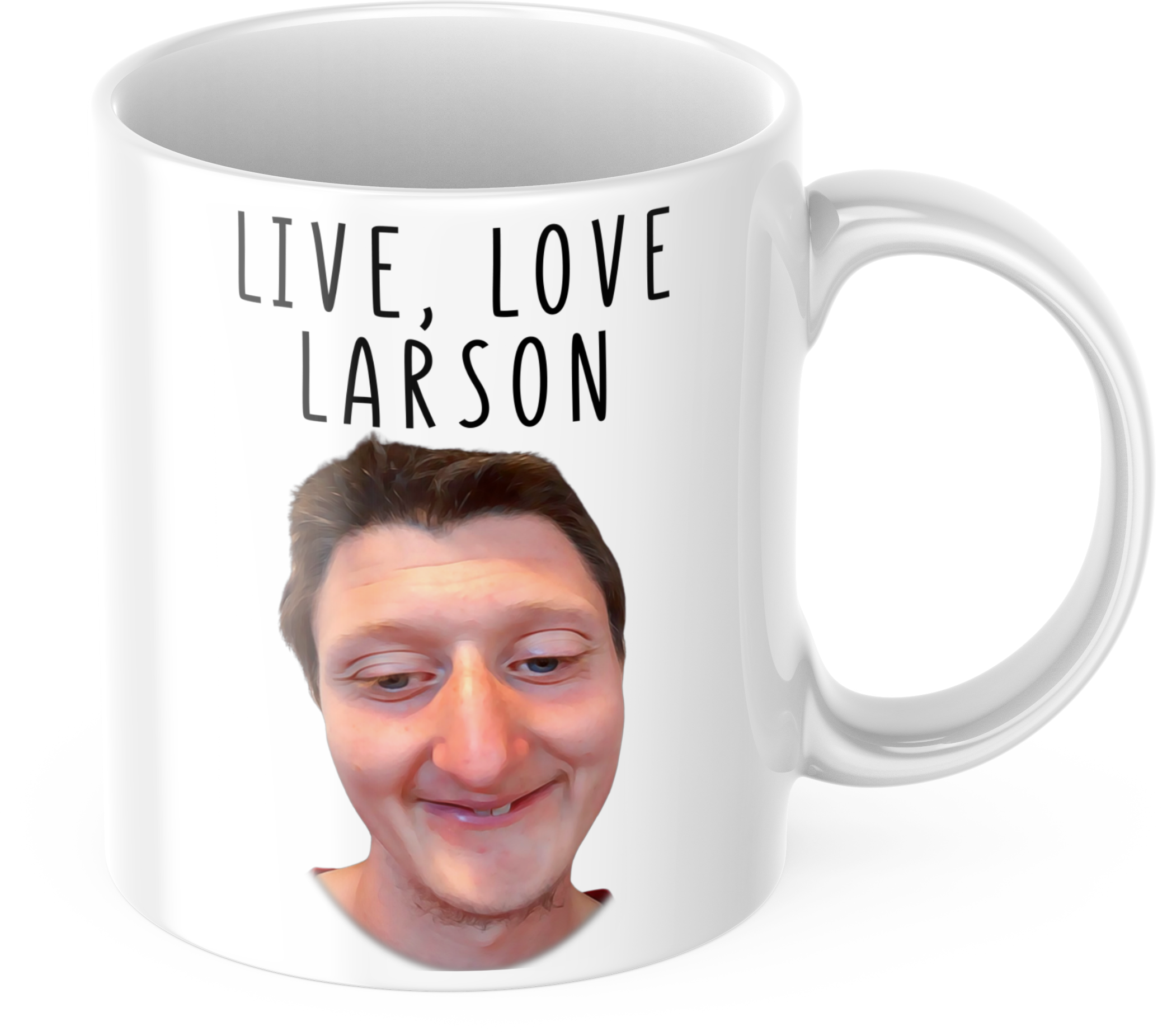 Daniel Larson Coffee Mug Live Love Larson TrendyMerchUK Daniel Larson Coffee Mug Live Love Larson TrendyMerchUK