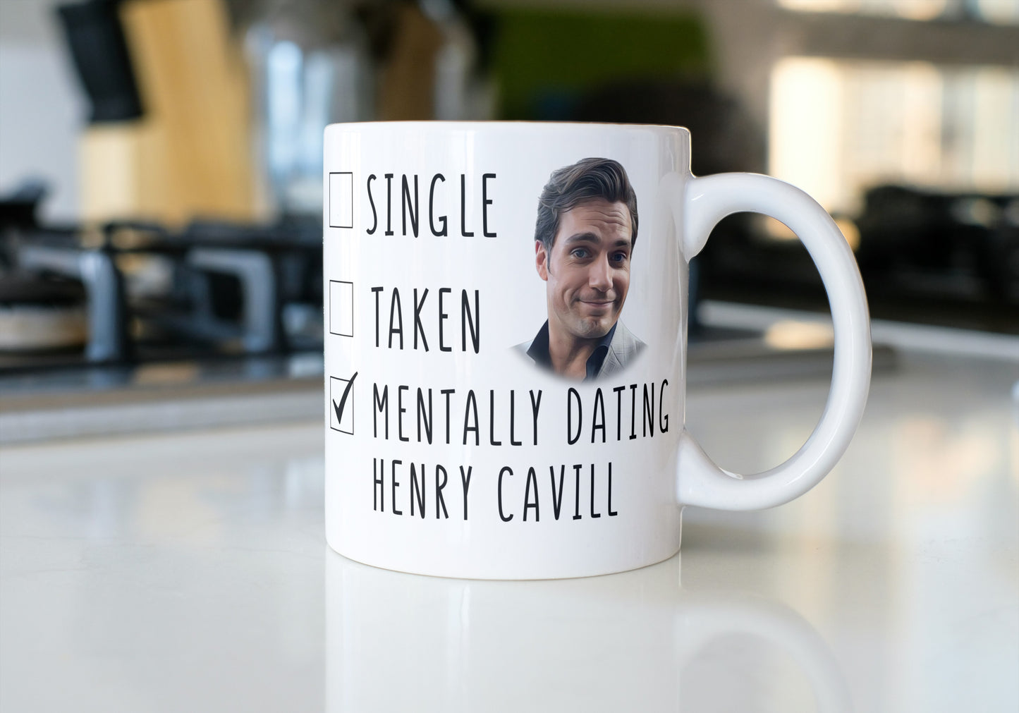 Mentally Dating Henry Cavill Coffee Mug - Coffee Mug Gift - Mothers Day Gift Mug