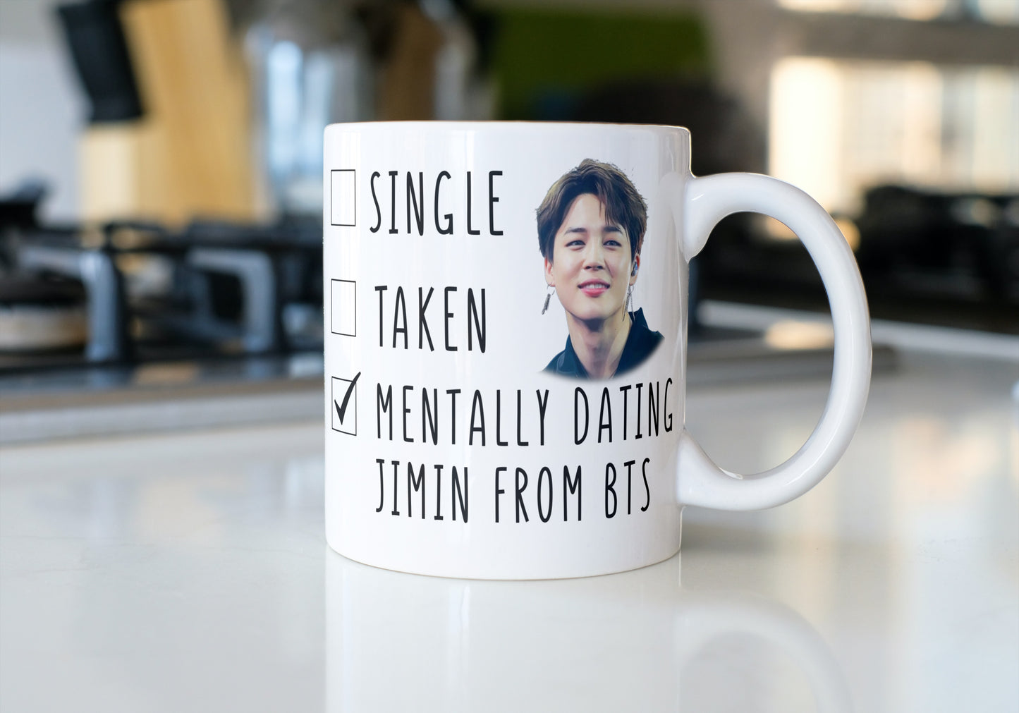 Mentally Dating Jimin from BTS Coffee Mug - BTS Coffee Mug Mothers Day Gift Mug