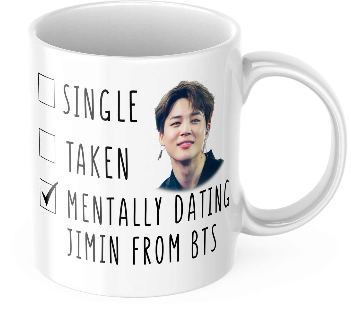 Mentally Dating Jimin from BTS Coffee Mug - BTS Coffee Mug Mothers Day Gift Mug