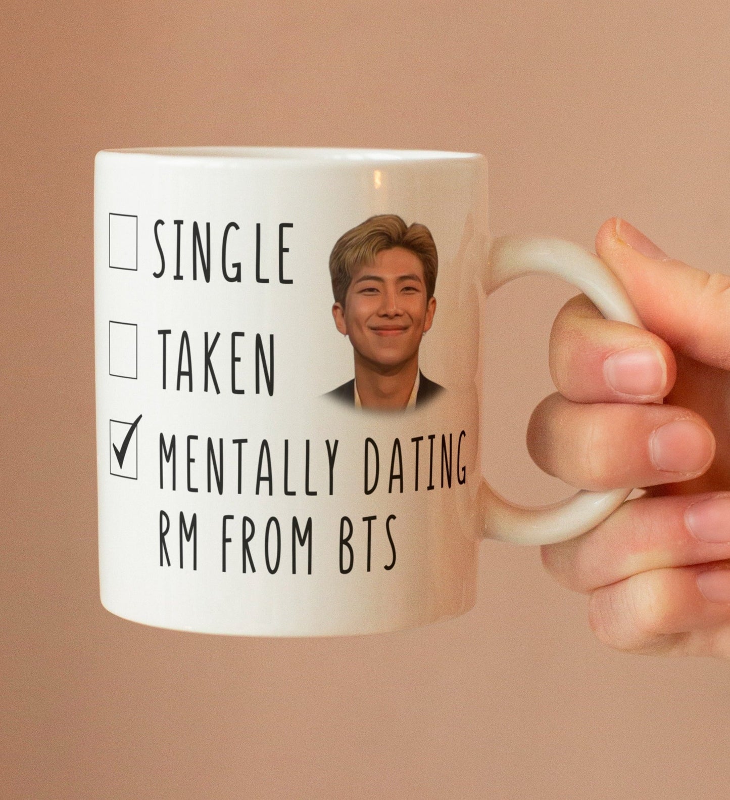 Mentally Dating RM from BTS Mug - BTS Coffee Mug - Mothers Day Gift Mug