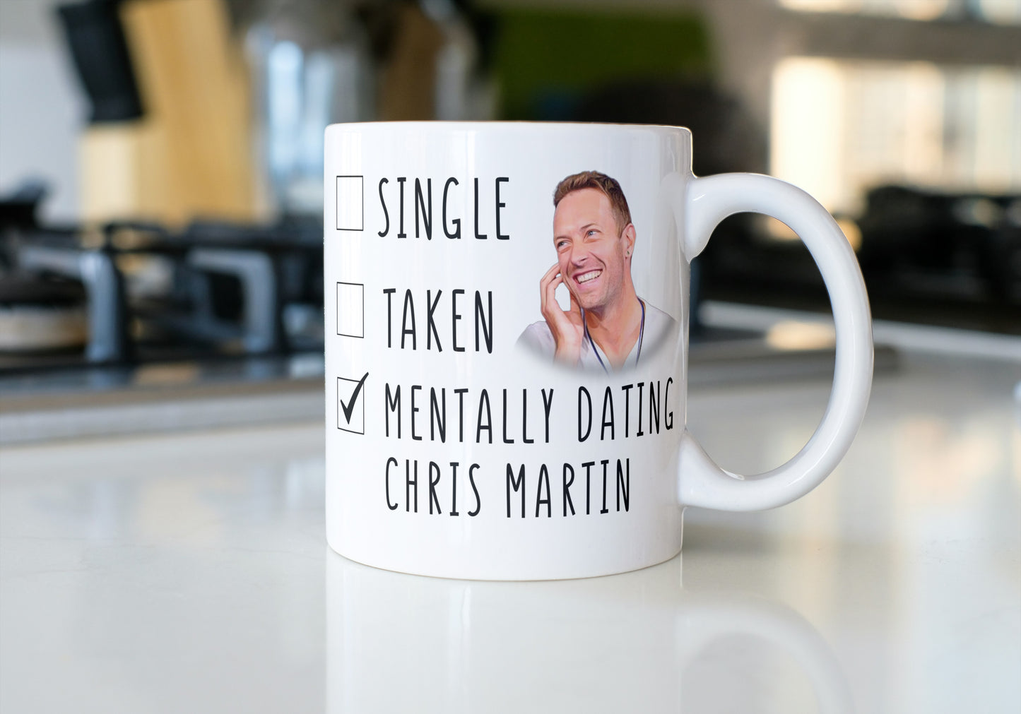 Mentally Dating Chris Martin Mug - Funny Chris Martin Gift Mothers Day Gift Mug