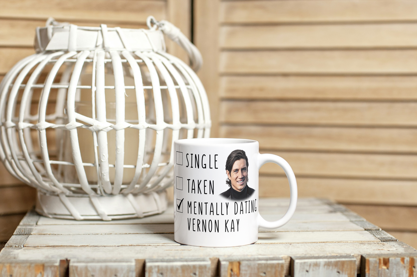 Mentally Dating Vernon Kay Coffee Mug - Funny Vernon Kay Coffee Mug - Mothers Day Gift Mug