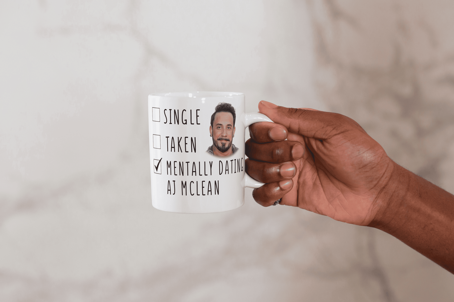 Mentally Dating AJ McLean Coffee Mug - Mothers Day Gift Mug- Backstreet Boys