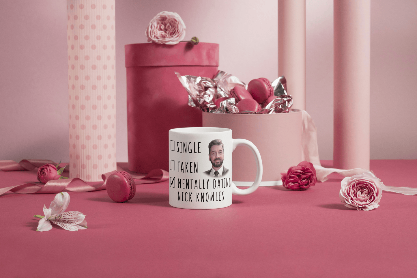 Mentally Dating Nick Knowles Coffee Gift Mug - Funny Nick Knowles Coffee Mug - Mothers Day Gift Mug