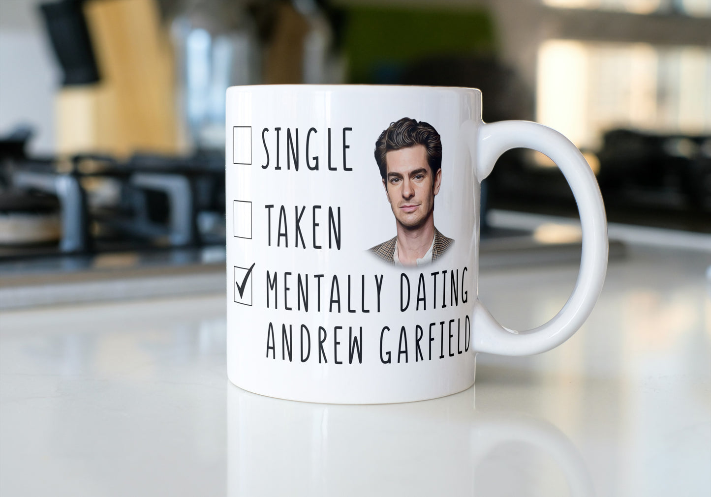 Mentally Dating Andrew Garfield Coffee Gift Mug - Mothers Day Gift Mug