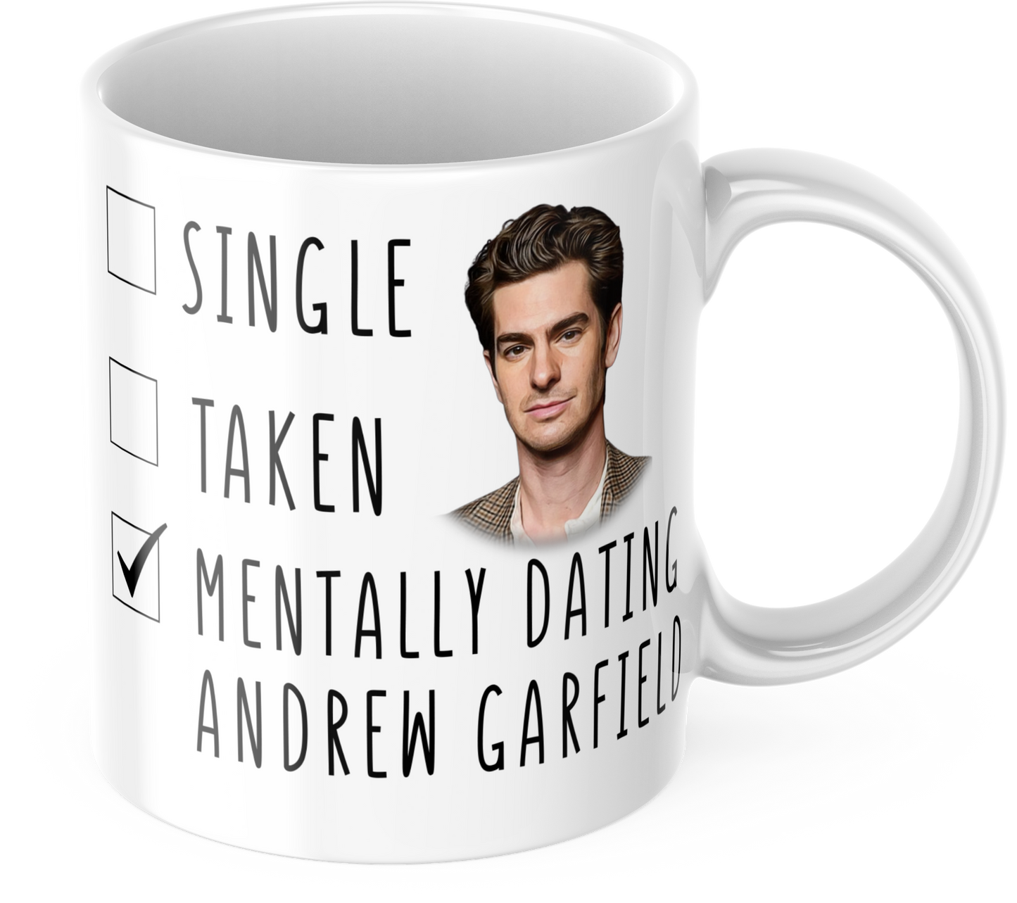Mentally Dating Andrew Garfield Coffee Gift Mug - Mothers Day Gift Mug