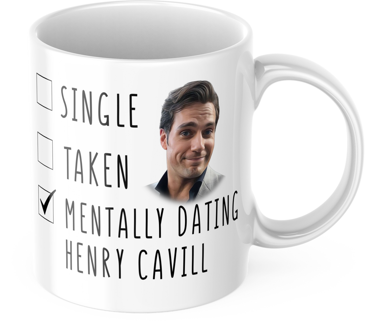 Mentally Dating Henry Cavill Coffee Mug - Coffee Mug Gift - Mothers Day Gift Mug