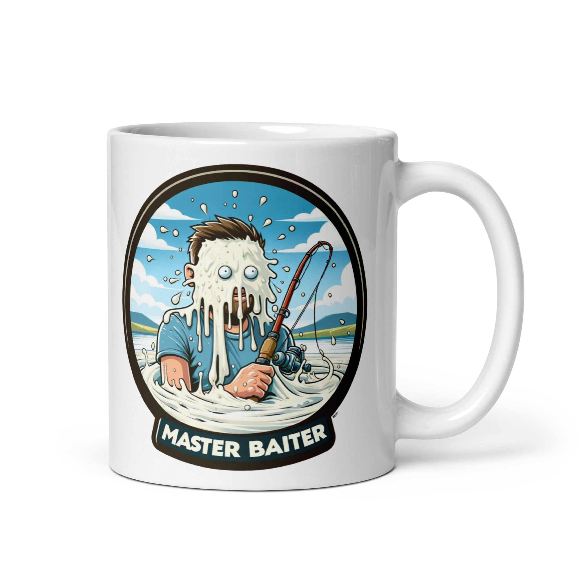 Master Baiter Coffee Mug - Funny Fishing Coffee Mug – TrendyMerchUK
