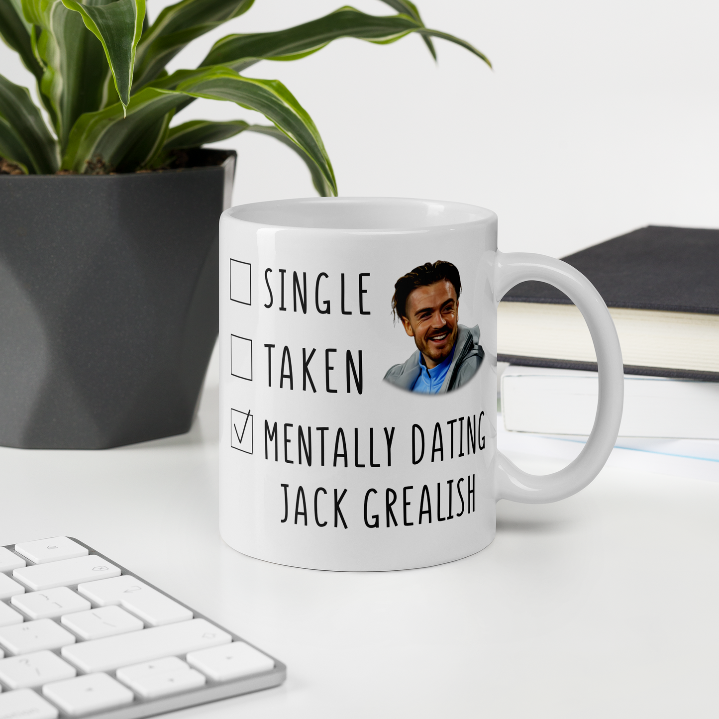 Mentally Dating Jack Grealish - Funny Man City Mug - Mothers Day Gift Mug