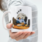 Funny Do Not Disturb Coffee Mug - For Lazy People - Funny Office/Workplace Mug