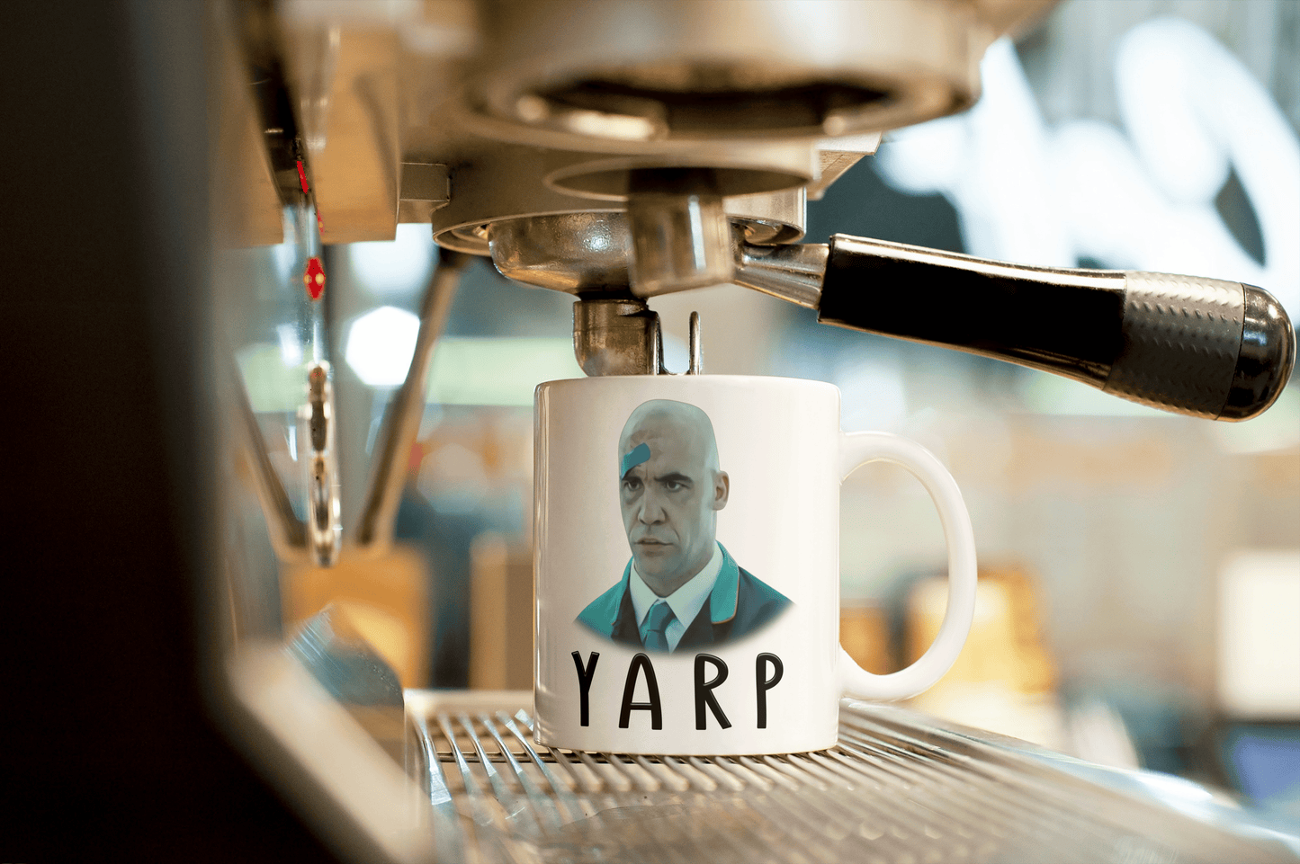 Funny Hot Fuzz Themed Coffee Mug - "Yarp" "Narp" Coffee Mug