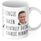 Mentally Dating Charlie Hunnam Coffee Mug - Funny Coffee Gift Mug