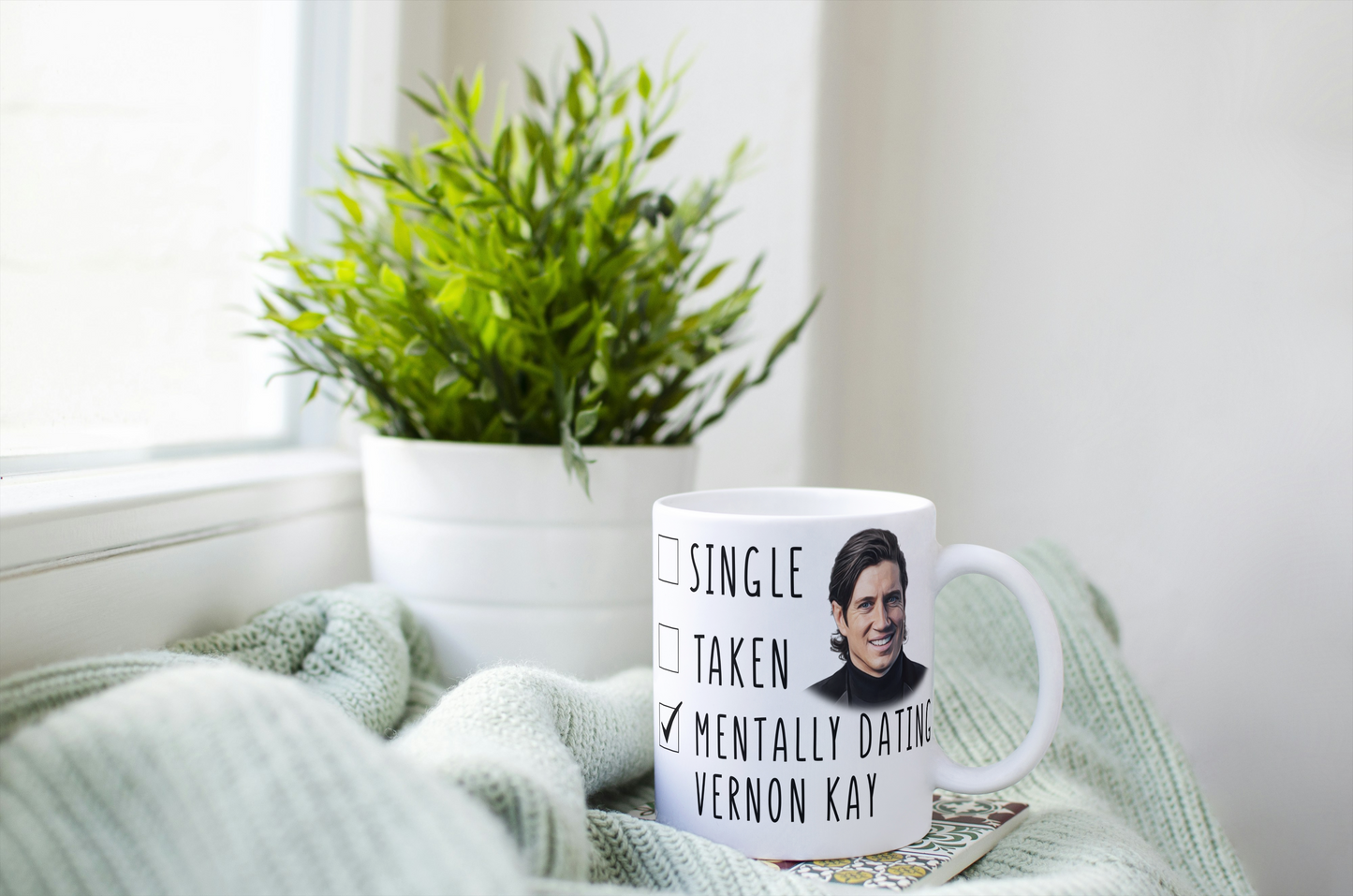 Mentally Dating Vernon Kay Coffee Mug - Funny Vernon Kay Coffee Mug