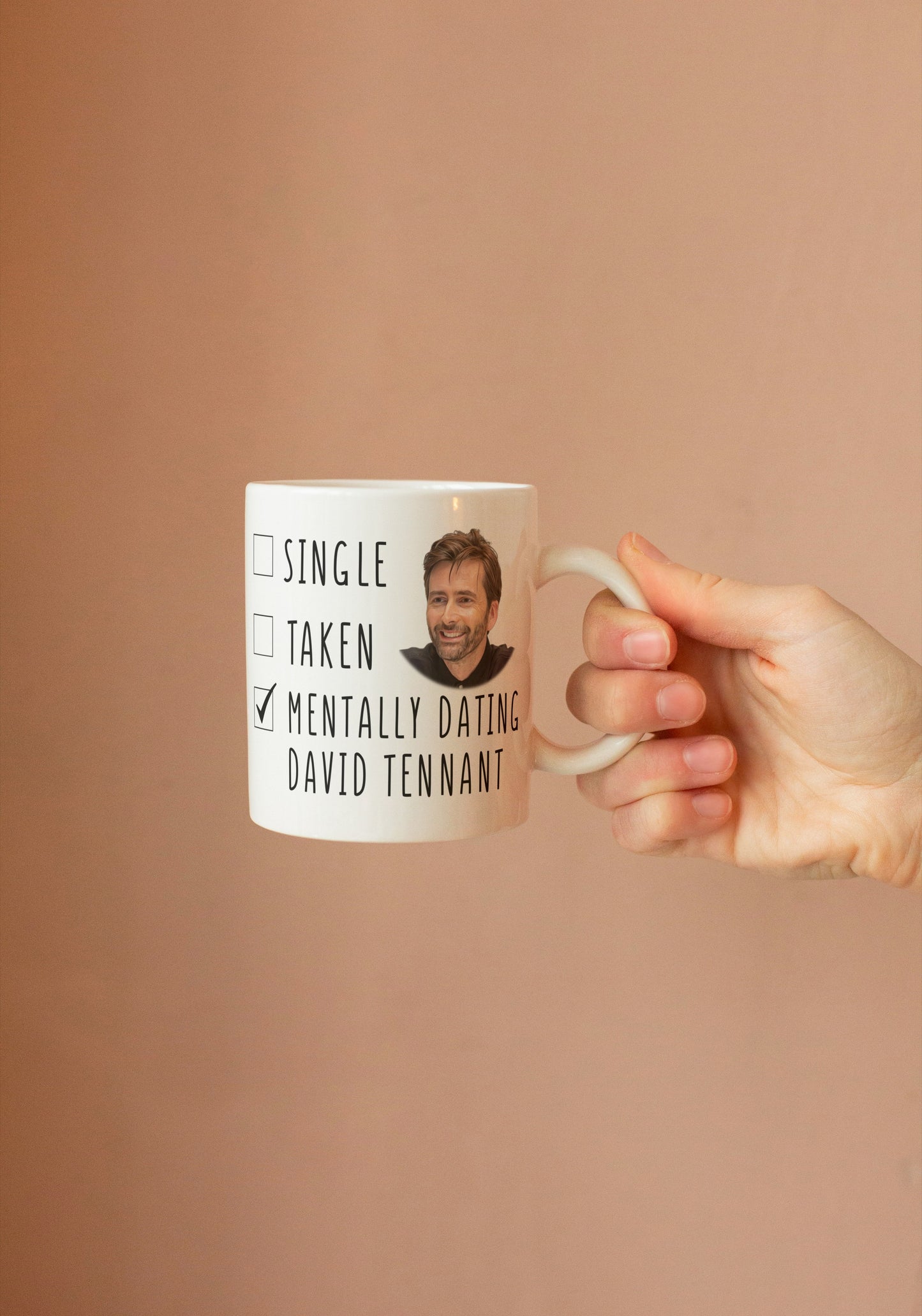 Mentally Dating David Tennant Coffee Mug - Funny David Tennant Gift