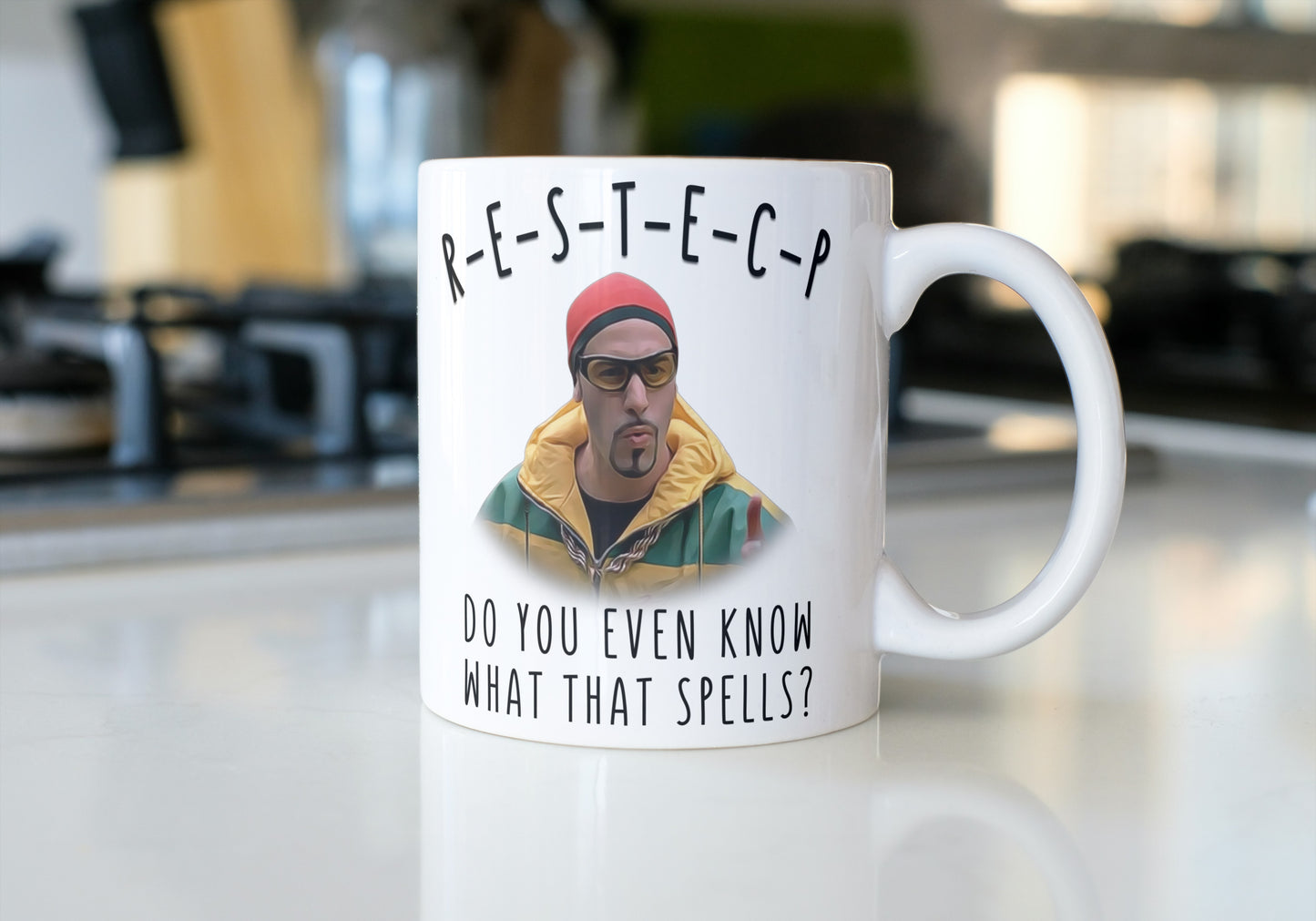 Ali G Respect Coffee Mug - Funny Ali G In Da House Coffee Mug - Gift Mug