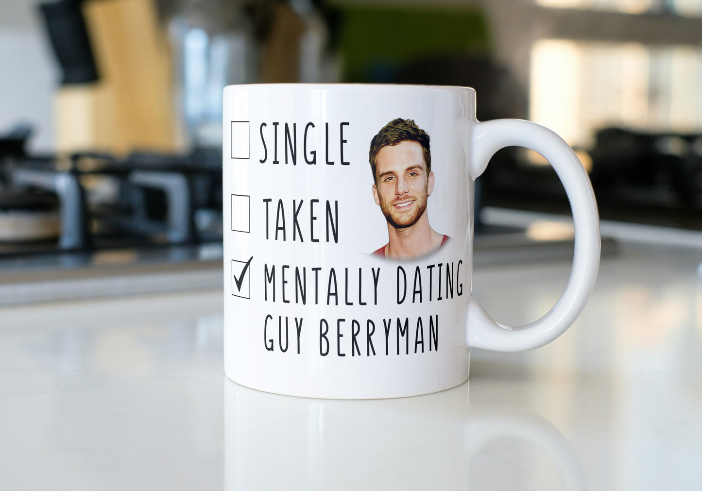 Mentally Dating  Guy Berryman Mug - Funny Coffee Mug