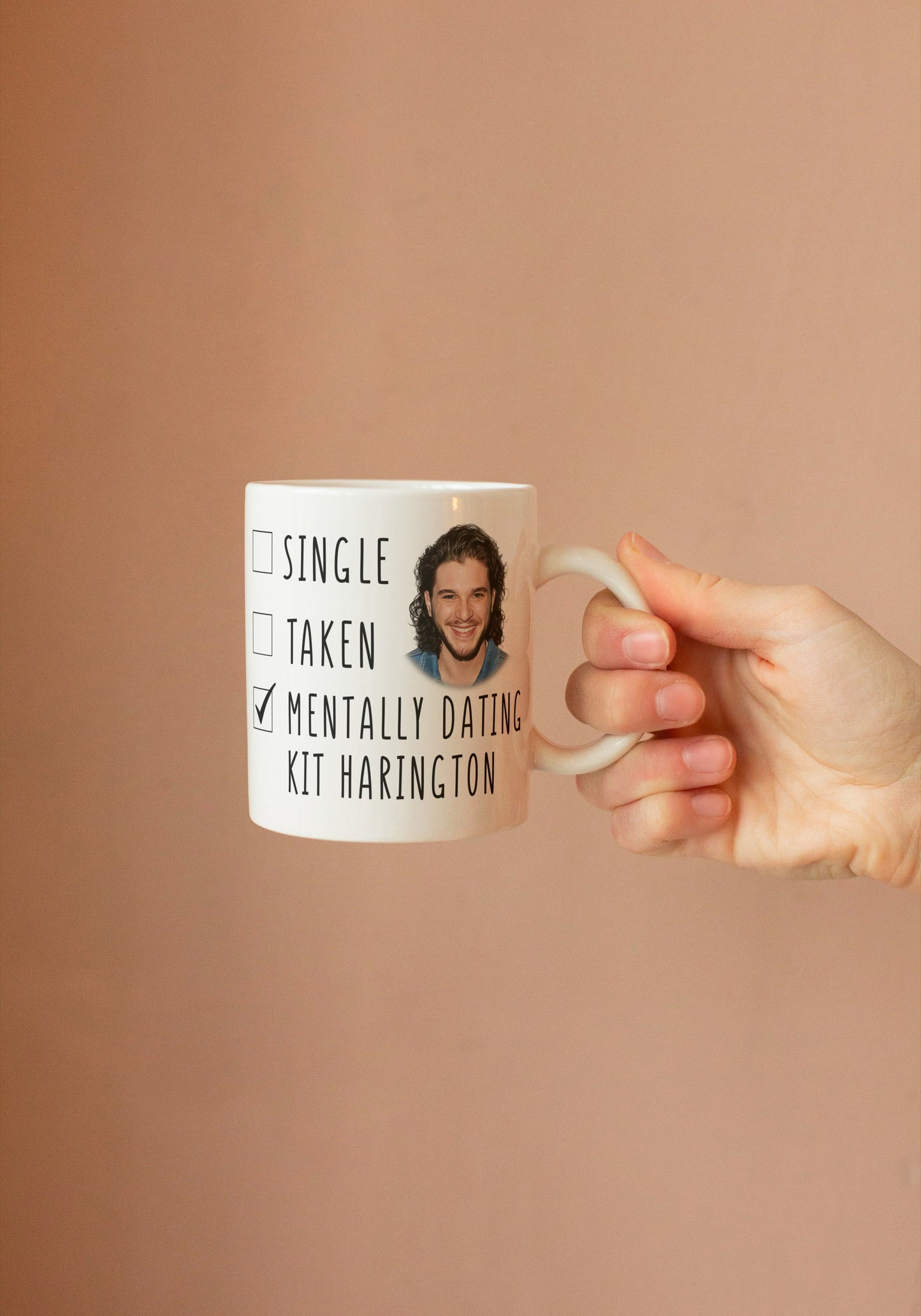 Funny Kit Harrington Coffee Mug - Mentally Dating Kit Harington - Kit Harington from Game Of Thones