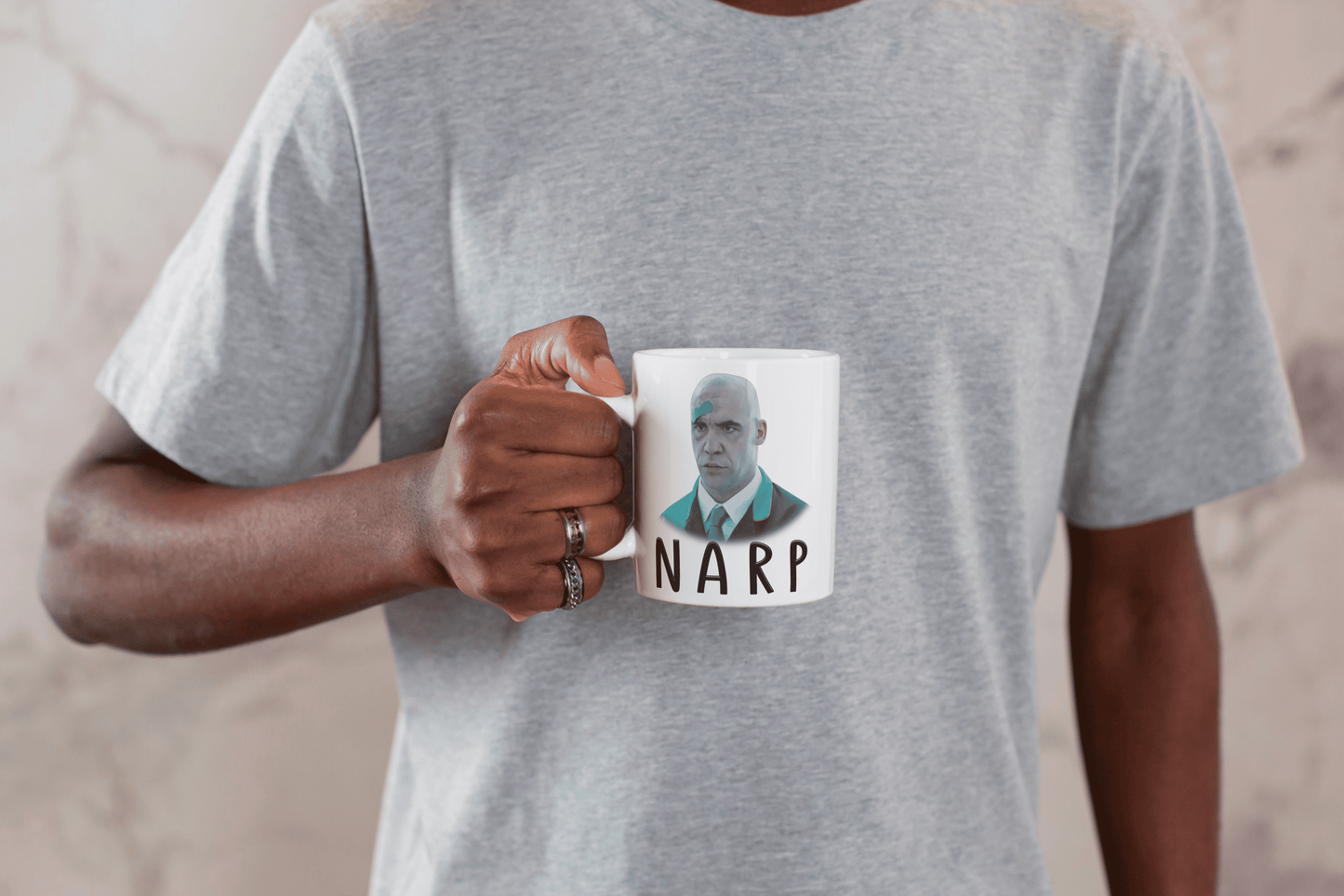 Funny Hot Fuzz Themed Coffee Mug - "Yarp" "Narp" Coffee Mug