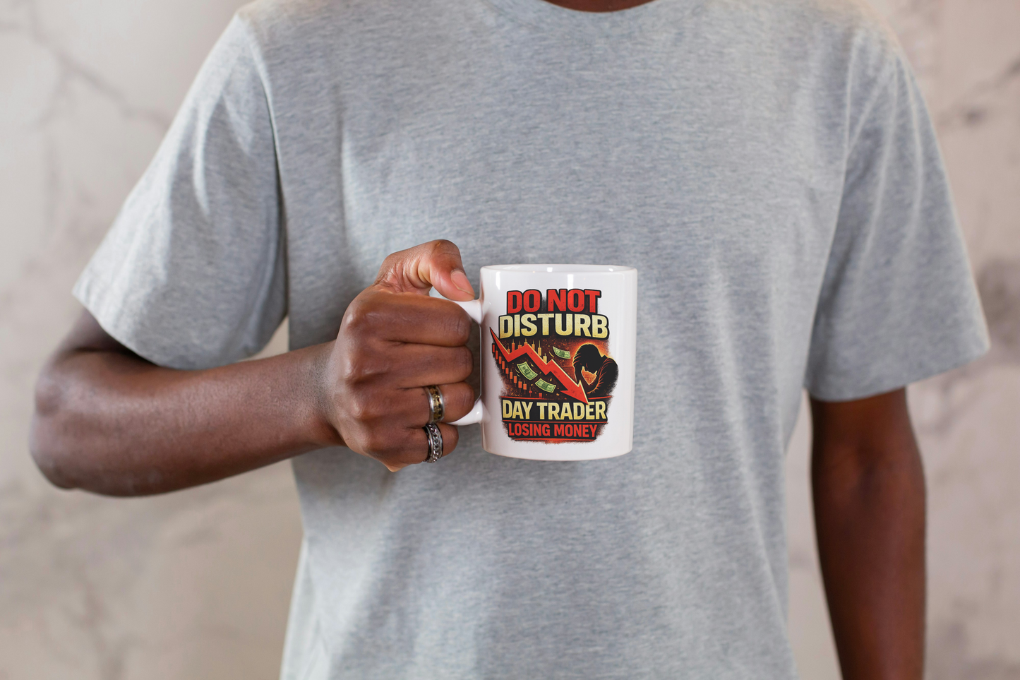 Day Trader Coffee Mug - Funny Stock Market Coffee Gift Mug For Traders