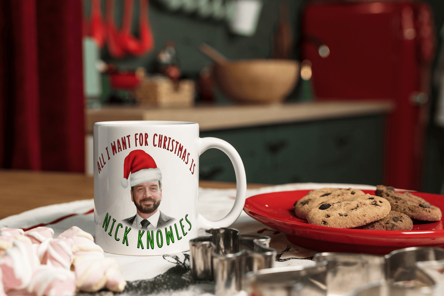 All I want for Christmas is Nick Knowles - Funny Coffee Gift Mug - Great Christmas Gift