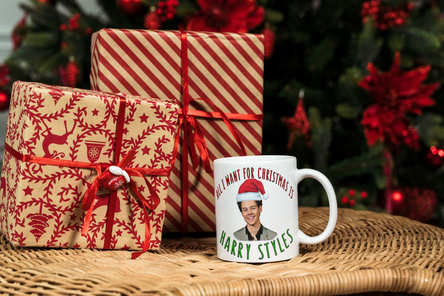 All I Want For Christmas Is Harry Styles Coffee Mug - Funny Coffee Mug