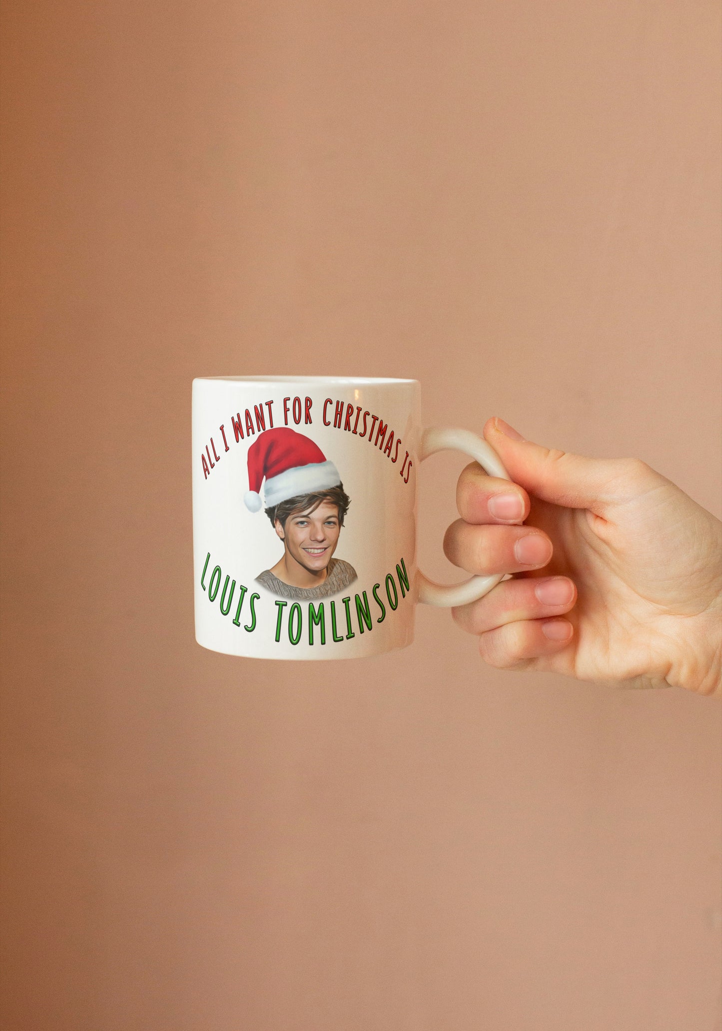 Funny Louis Tomlinson One Direction Christmas Mug - Gift Mug