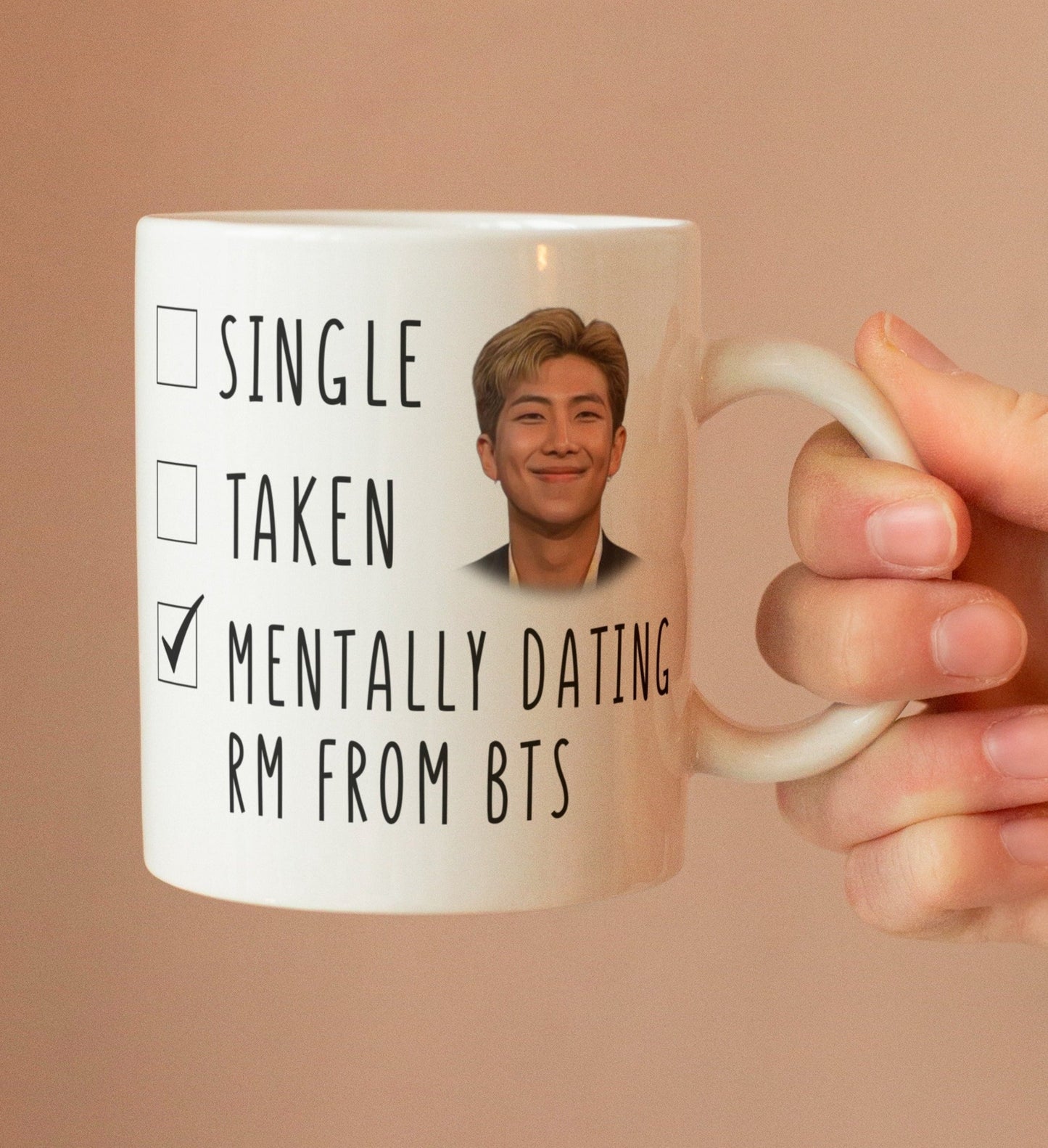 Mentally Dating RM from BTS Mug - BTS Coffee Mug