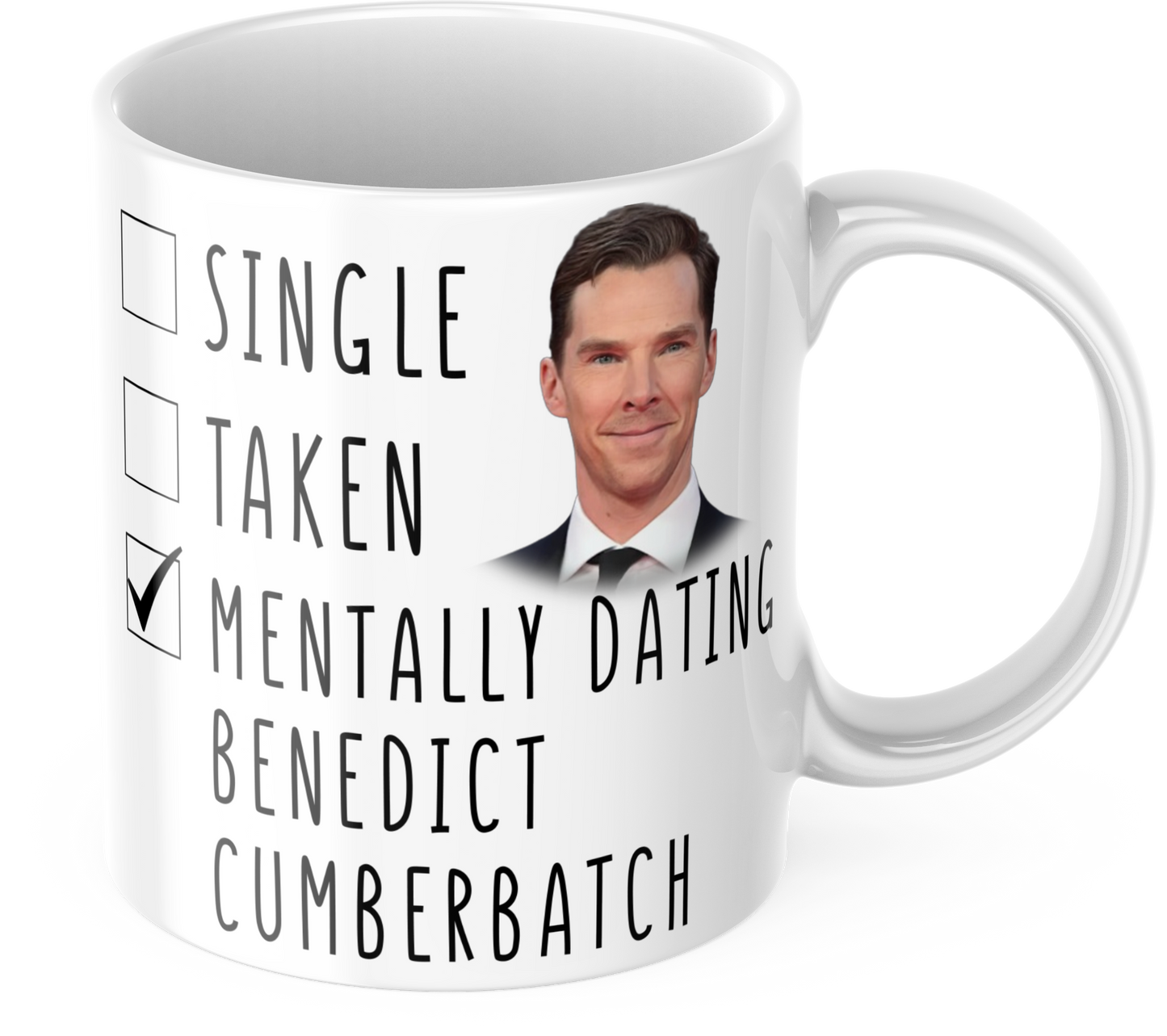 Mentally Dating Benedict Cumberbatch Coffee Mug