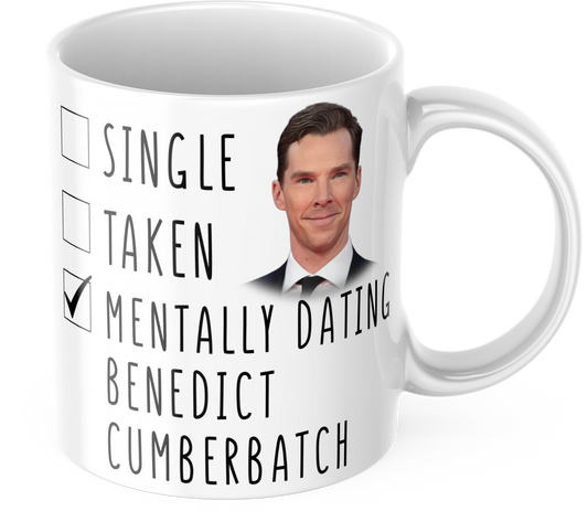 Mentally Dating Benedict Cumberbatch Coffee Mug