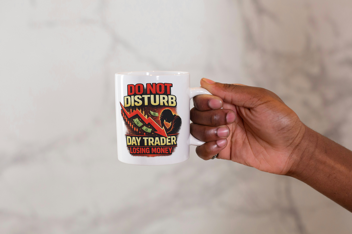 Day Trader Coffee Mug - Funny Stock Market Coffee Gift Mug For Traders
