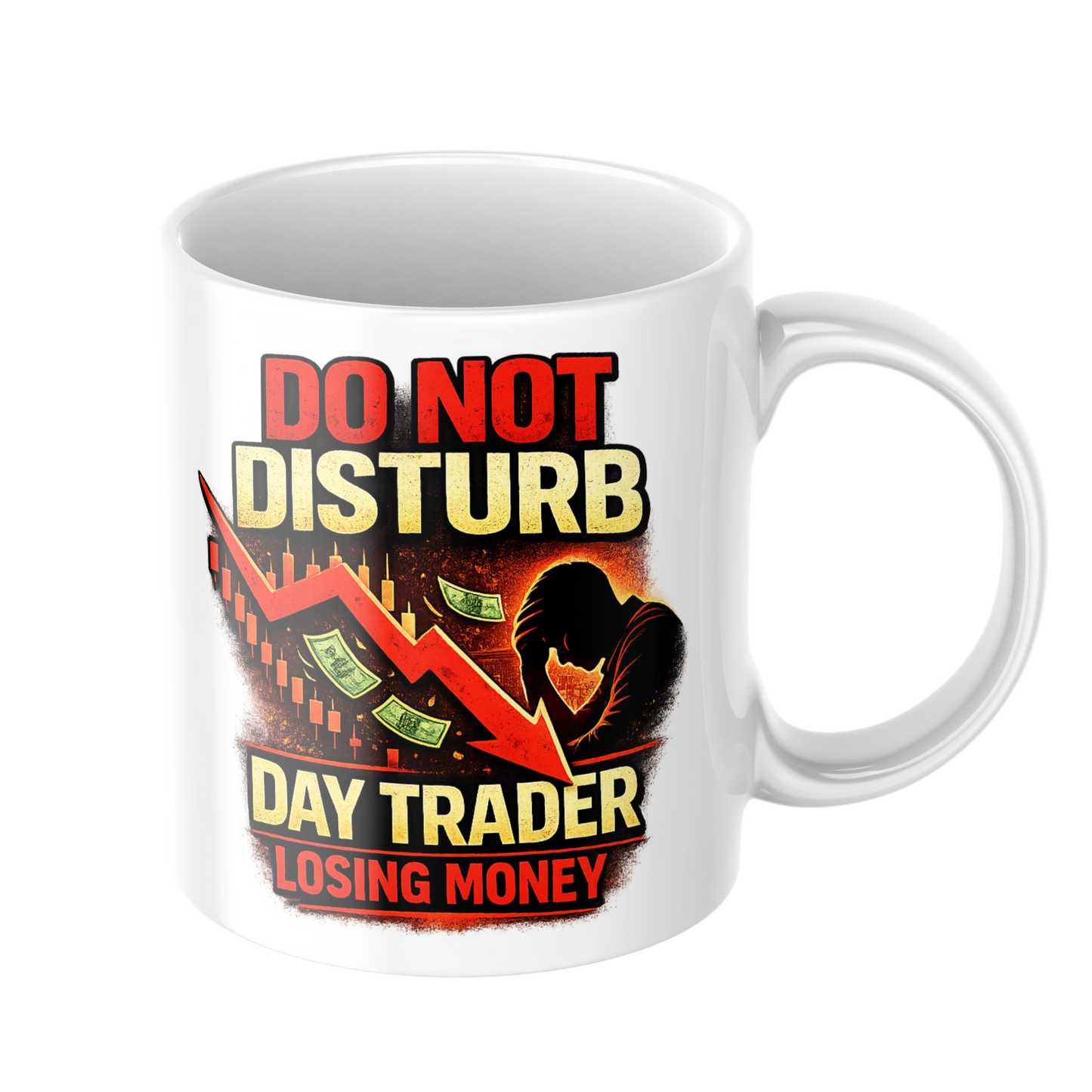 Funny Stocks and Shares Day Trader Coffee Gift Mug