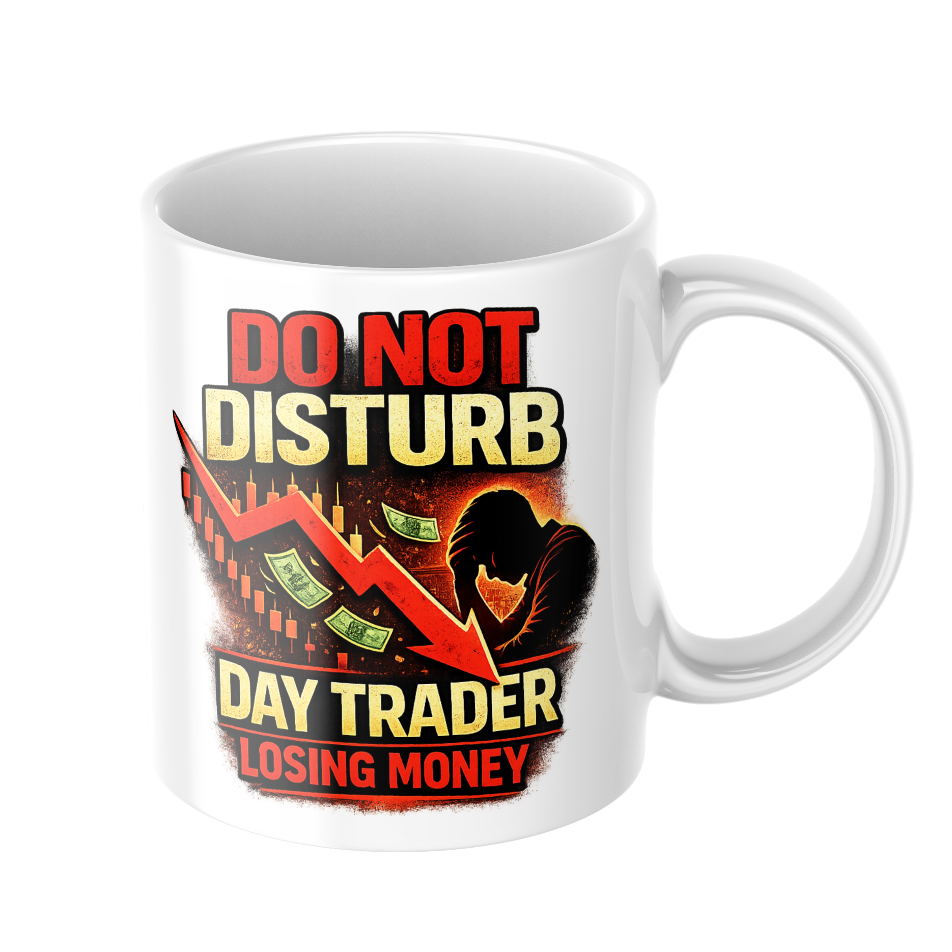 Funny Stocks and Shares Day Trader Coffee Gift Mug