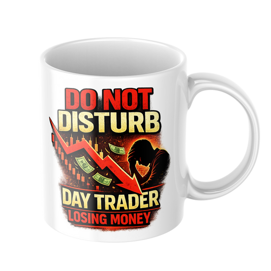 Funny Stocks and Shares Day Trader Coffee Gift Mug