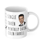 Funny Colin Farrell Coffee Gift Mug - Mentally Dating Colin Farrell