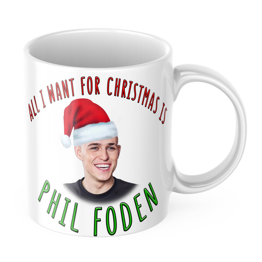 Phil Foden Christmas Gift Mug - Funny Football Coffee Mug