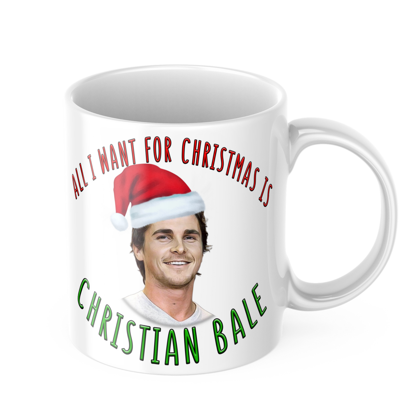 Christian Bale Christmas Coffee Mug - Funny Gift