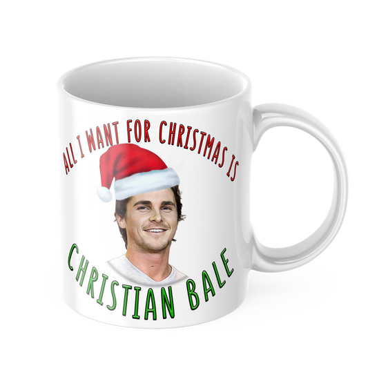 Christian Bale Christmas Coffee Mug - Funny Gift