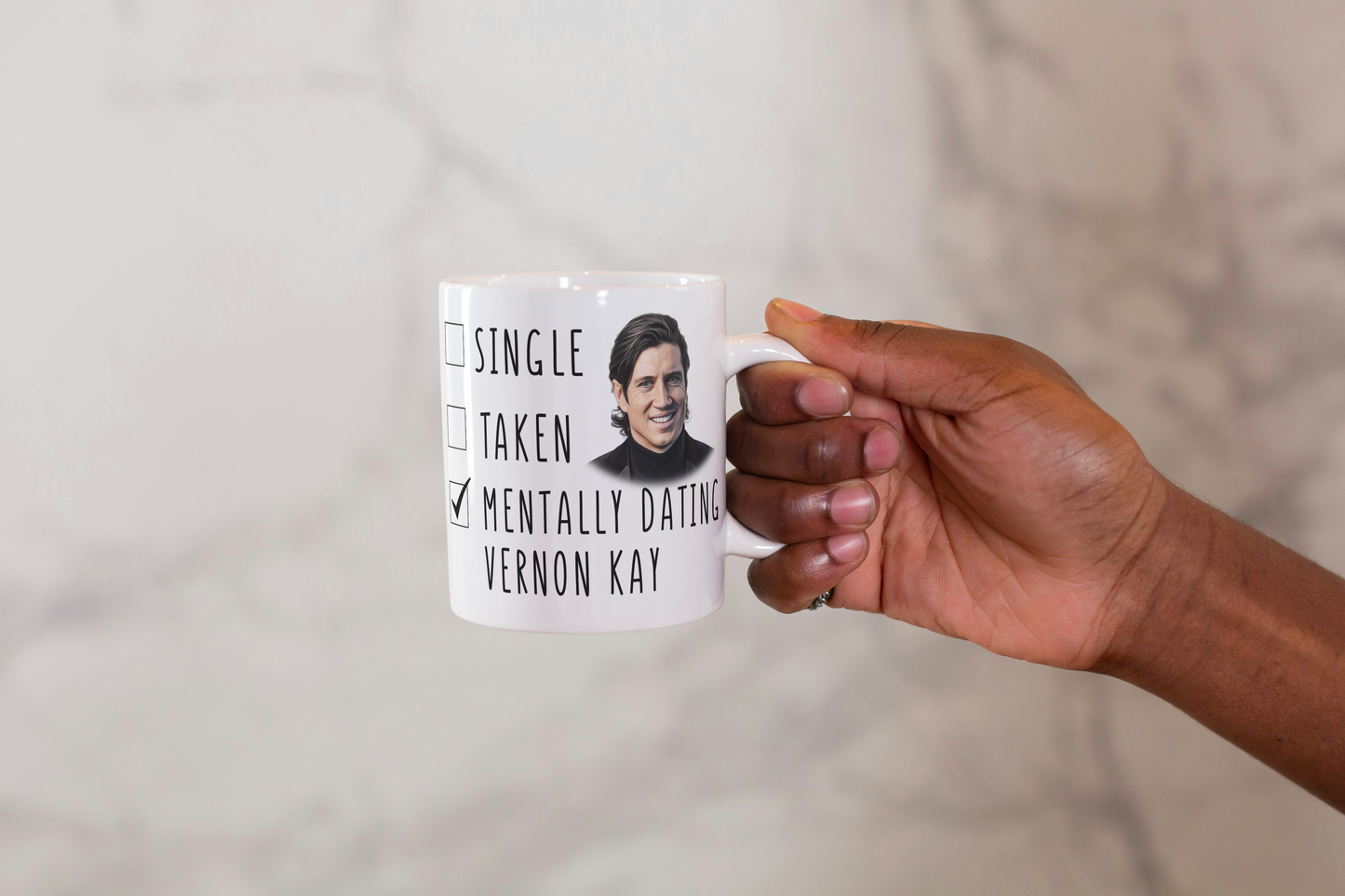 Mentally Dating Vernon Kay Coffee Mug - Funny Vernon Kay Coffee Mug