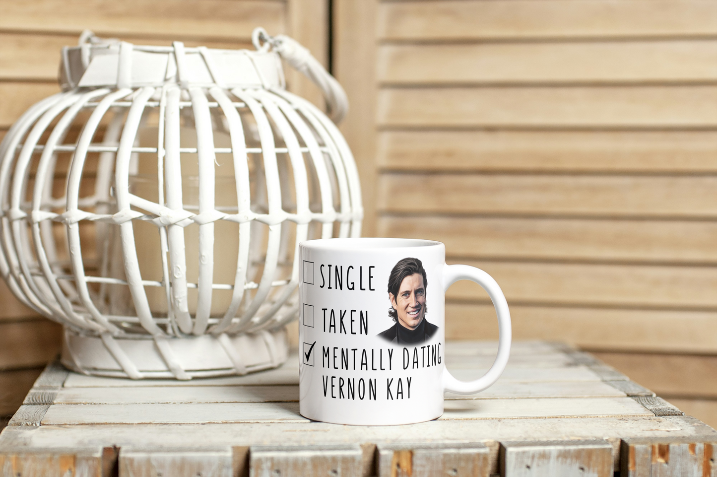 Mentally Dating Vernon Kay Coffee Mug - Funny Vernon Kay Coffee Mug