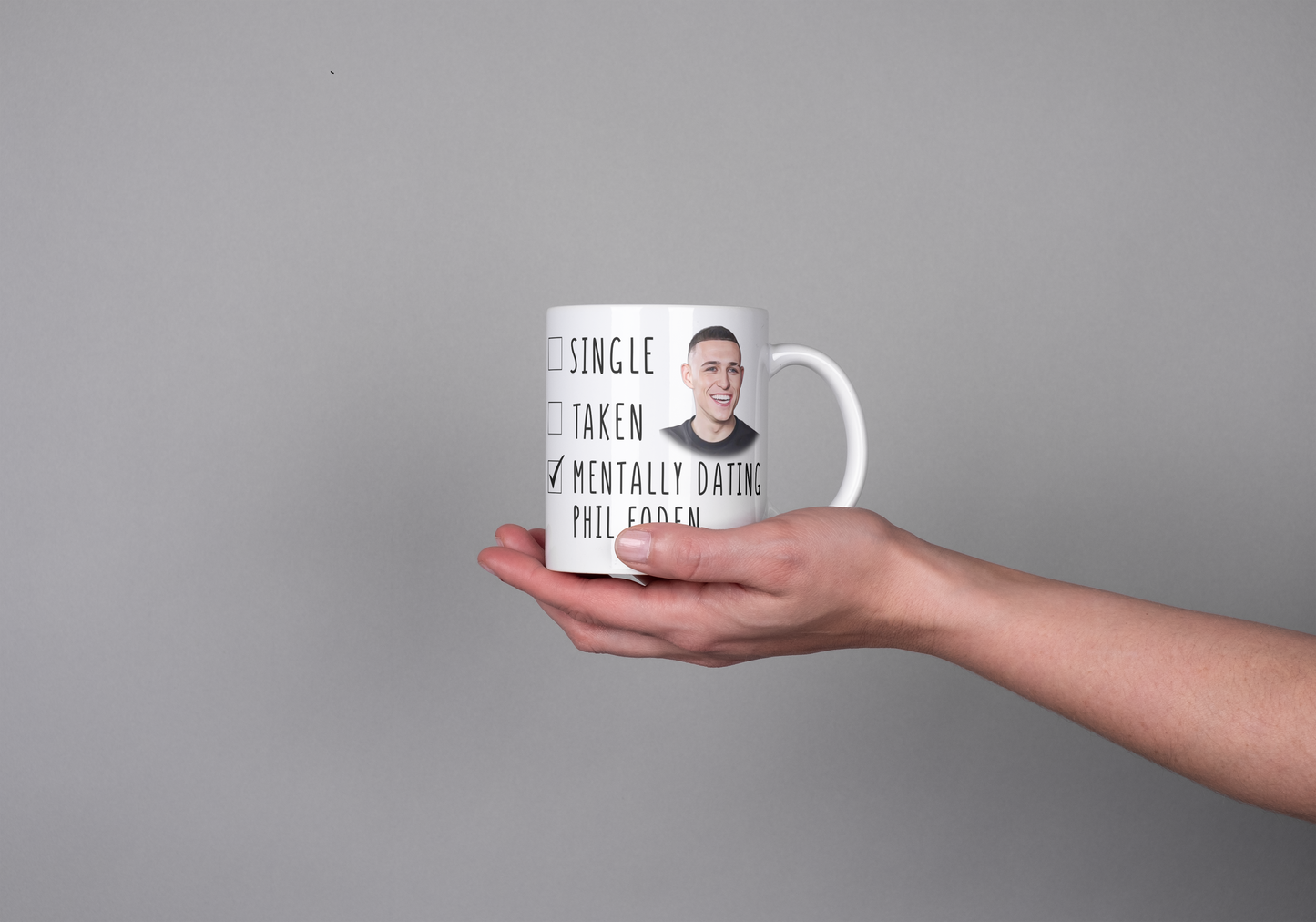 Funny Phil Foden Coffee Mug - Mentally Dating Phil Foden