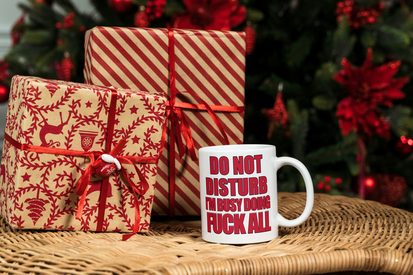 Funny Do Not Disturb Coffee Mug - For Lazy People - Funny Office/Workplace Mug
