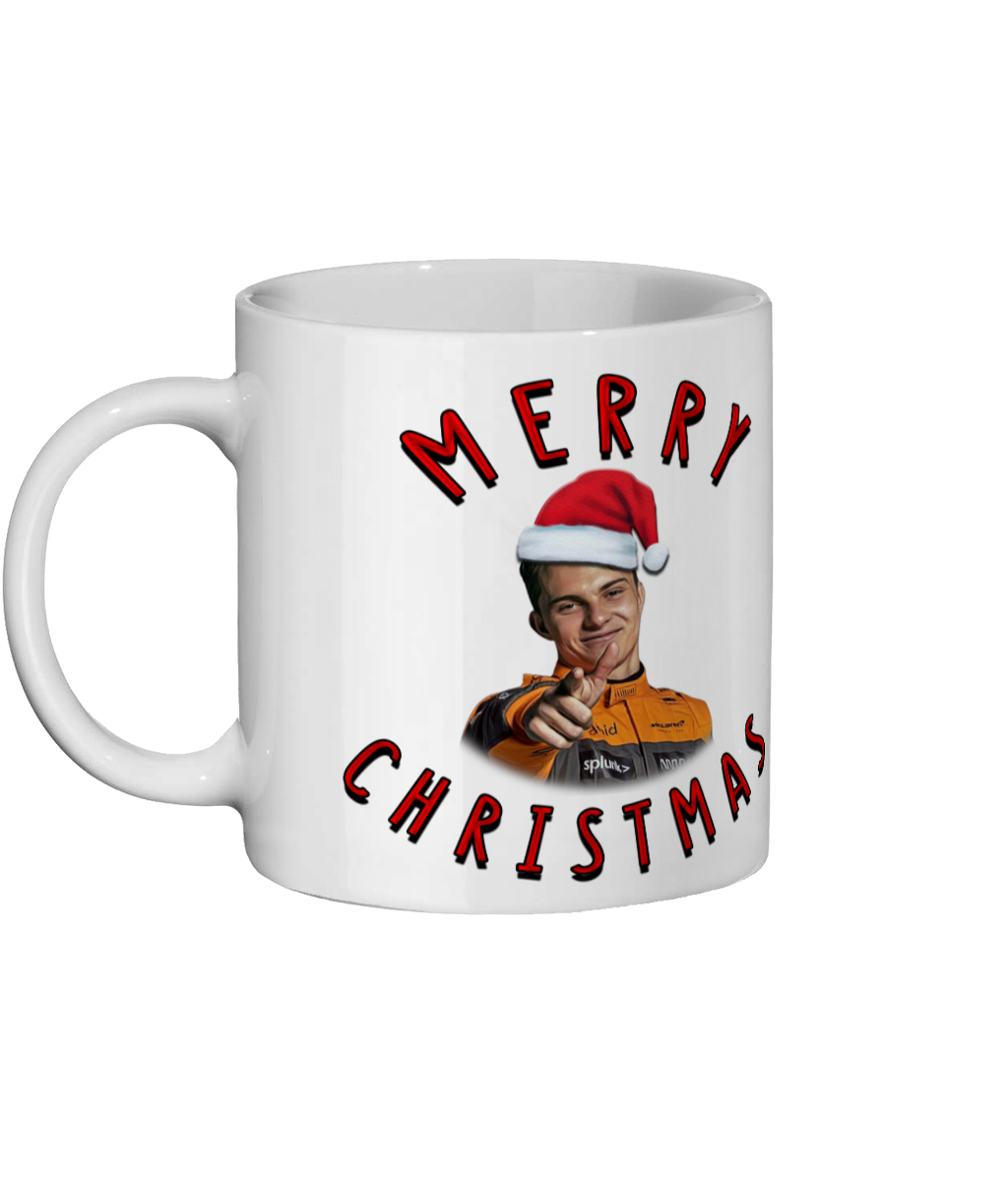 Ceramic Mug 11oz F1 Driver Merry Christmas Oscar Piastri F1 Driver Merry Christmas Oscar Piastri