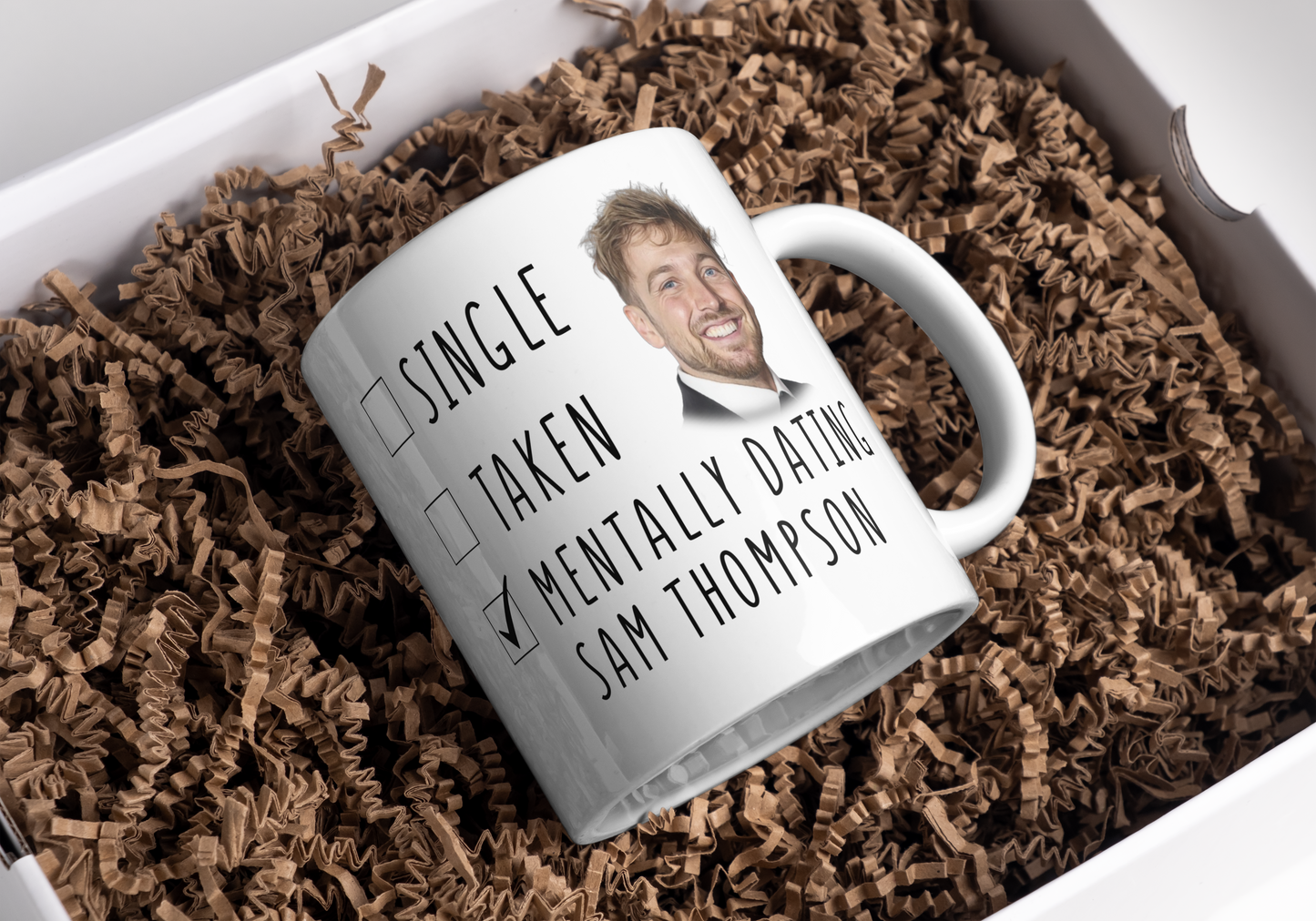 Sam Thompson Christmas Mug All I want for Christmas