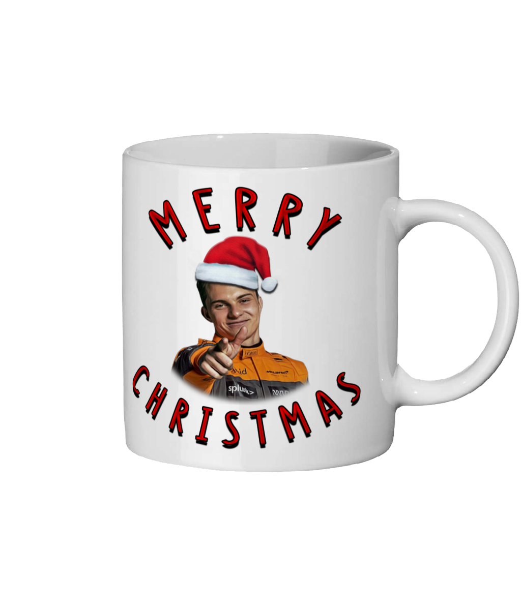 Ceramic Mug 11oz F1 Driver Merry Christmas Oscar Piastri F1 Driver Merry Christmas Oscar Piastri