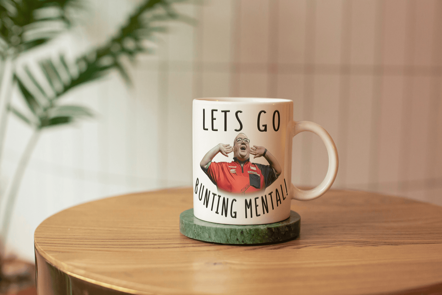 Stephen Bunting Mental Coffee Gift Mug - Lets Go Bunting Mental!