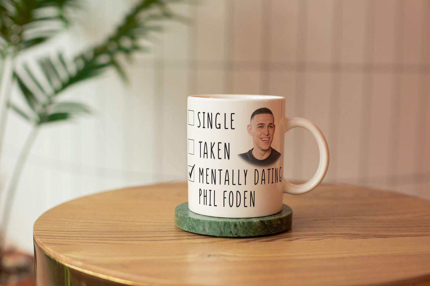 Funny Phil Foden Coffee Mug - Mentally Dating Phil Foden